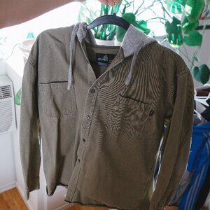 Molokai Army Green Button-Up Jacket